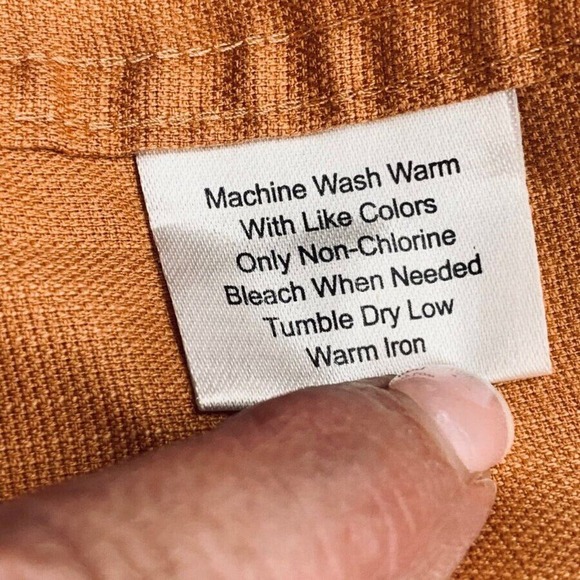 Pronto Uomo Men's LS Button Front Non Iron‎ Cotton Shirt Burnt Orange L - Picture 4 of 6